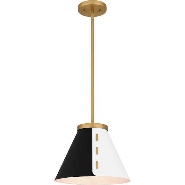 Quoizel Pendant Mid Pendant 1 Light Brushed Weathered Br QP6224BWS - main